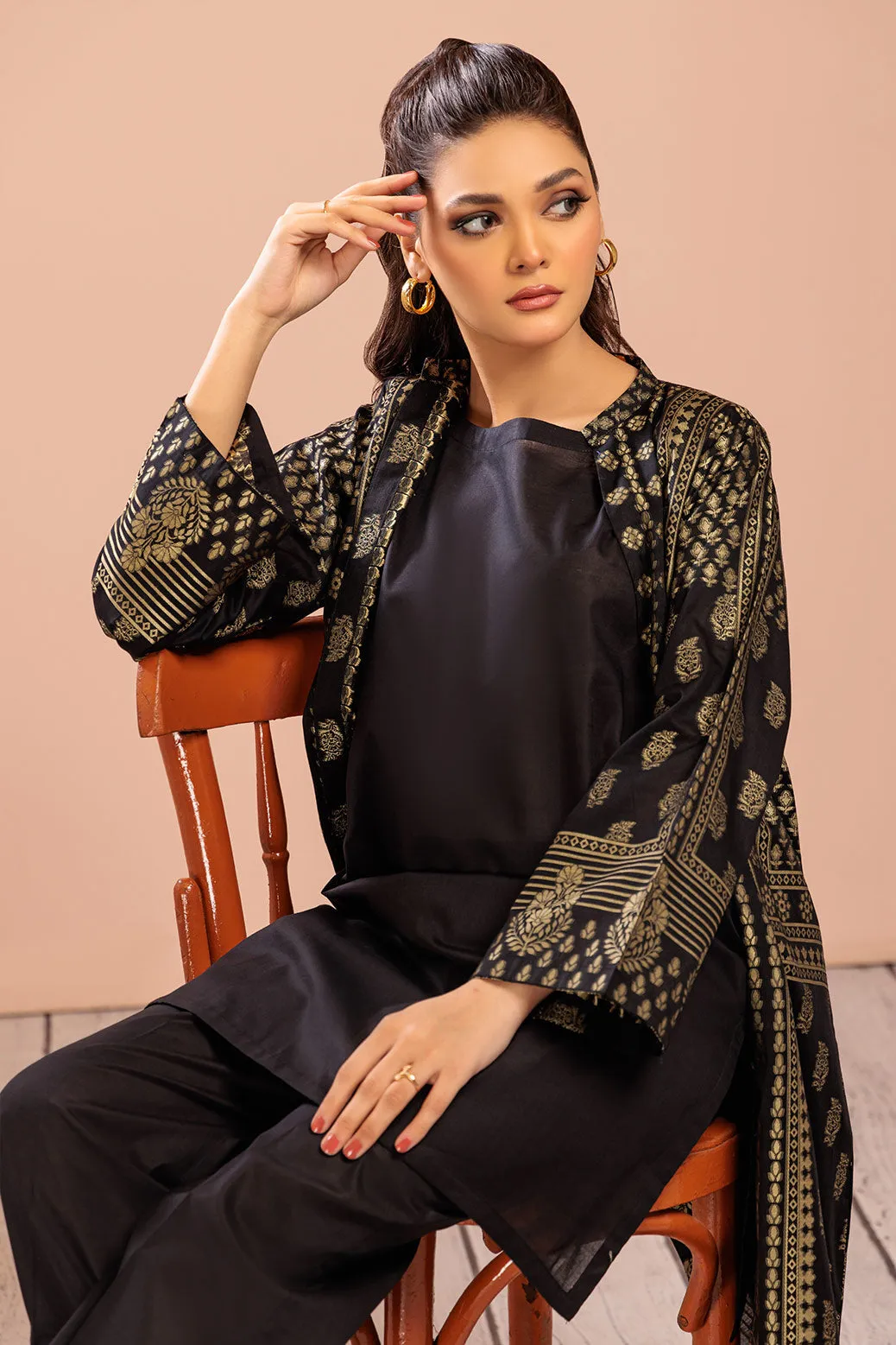 BLACK-JACQUARD-2 PIECE (JSS232P01)