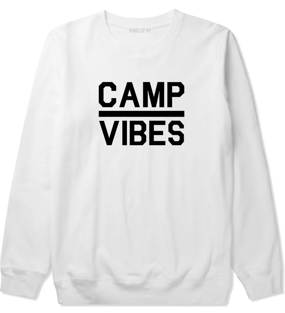 Camp Vibes Mens Crewneck Sweatshirt