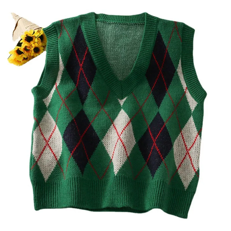 christmas outfit Sonicelife High School Crush Argyle Vest