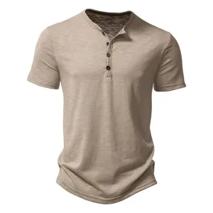 Daniel - Button-Down Washed T-Shirt