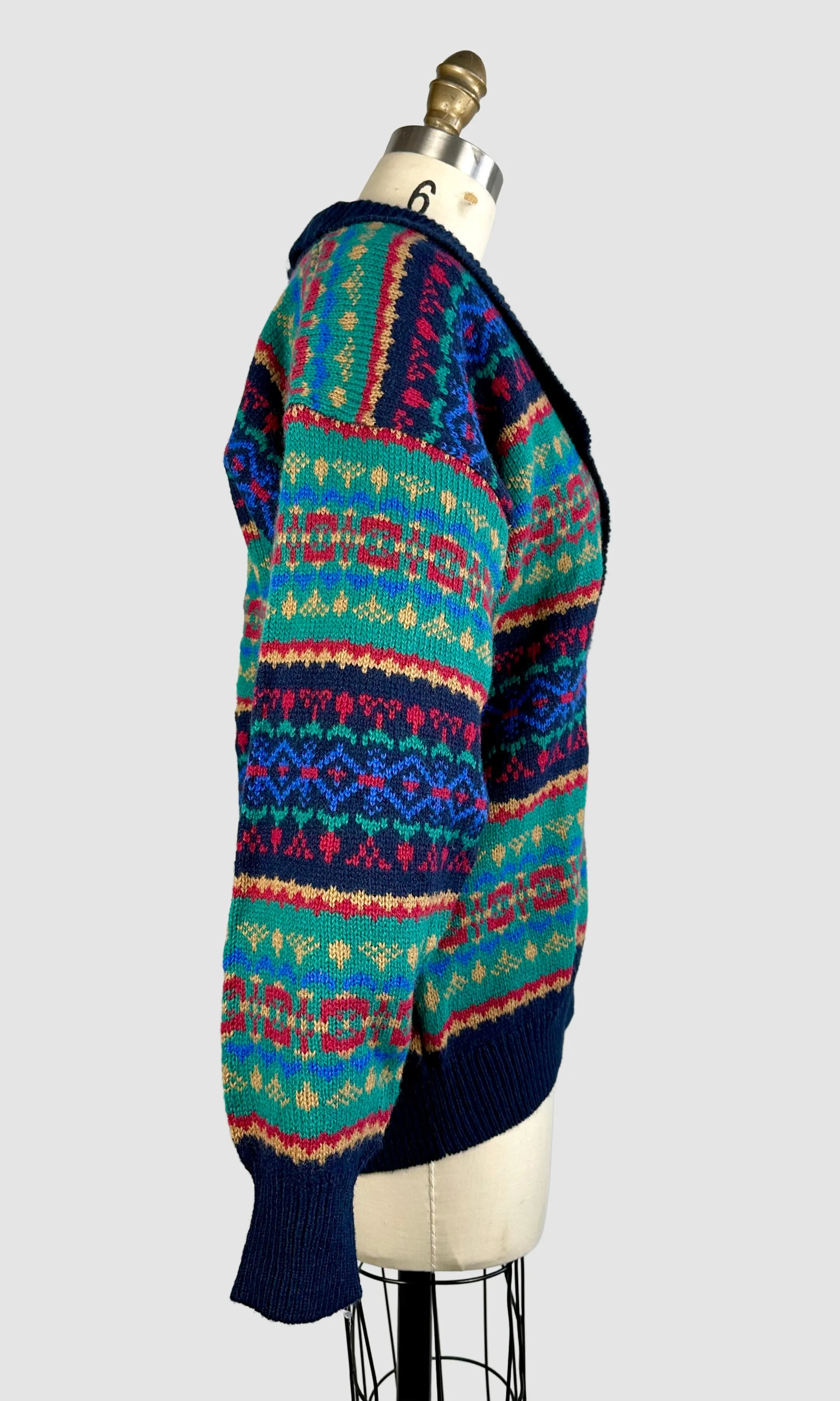 DEADSTOCK MARTINI Vintage 80s Varsity Sweater • Medium