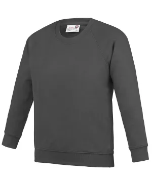 Kids Academy raglan sweatshirt | Academy Charcoal