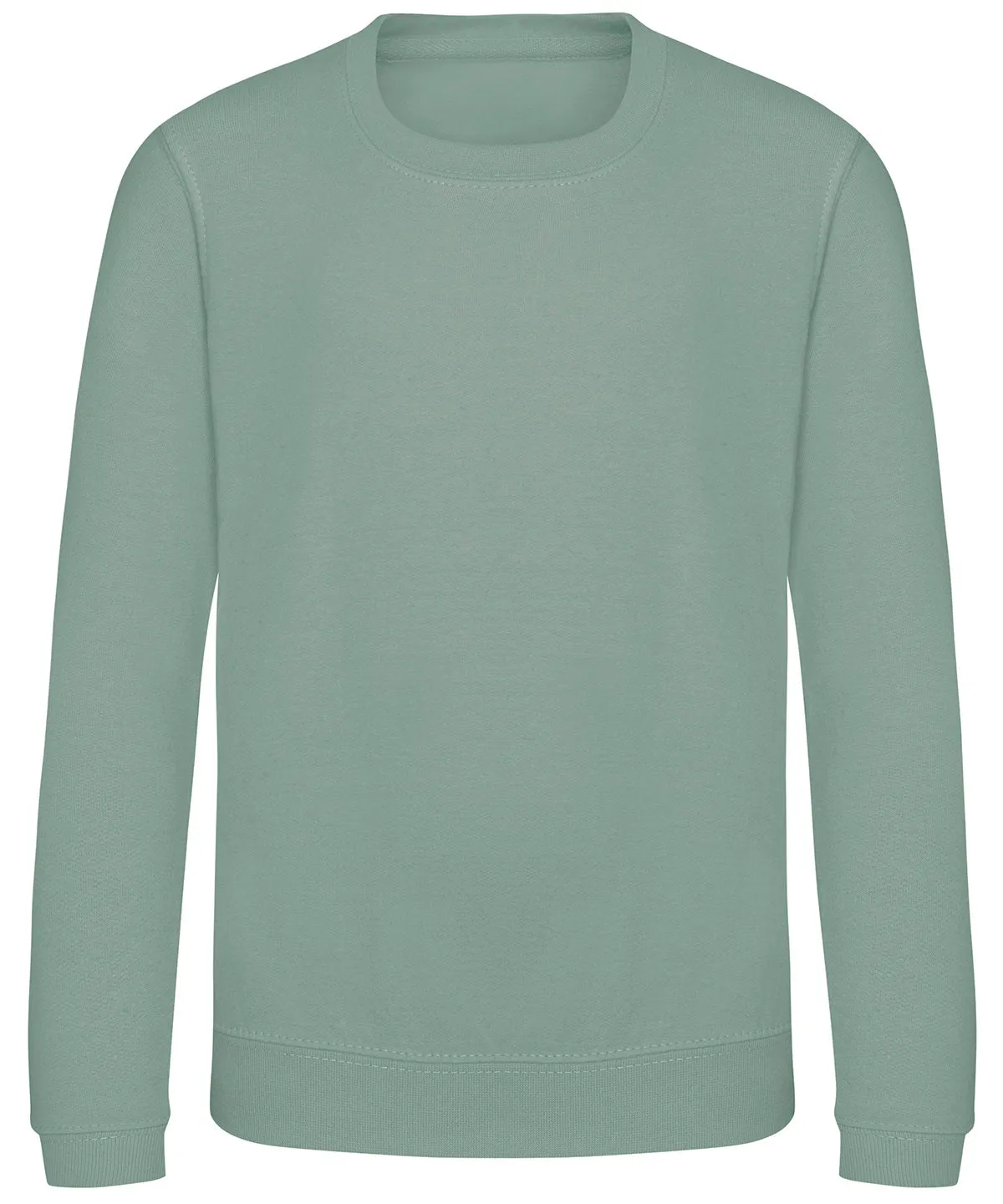 Kids AWDis sweatshirt | Dusty Green