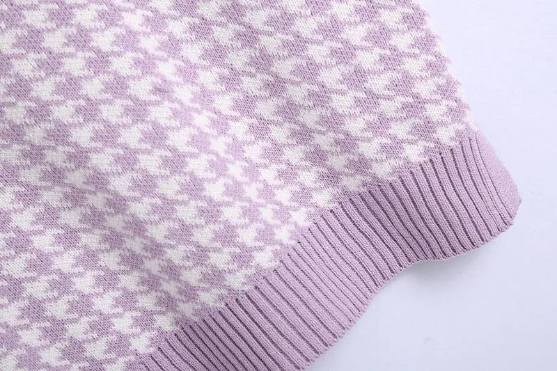 PURPLE OVERSIZE WAISTCOAT