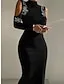 Women's Black Bodycon Dress