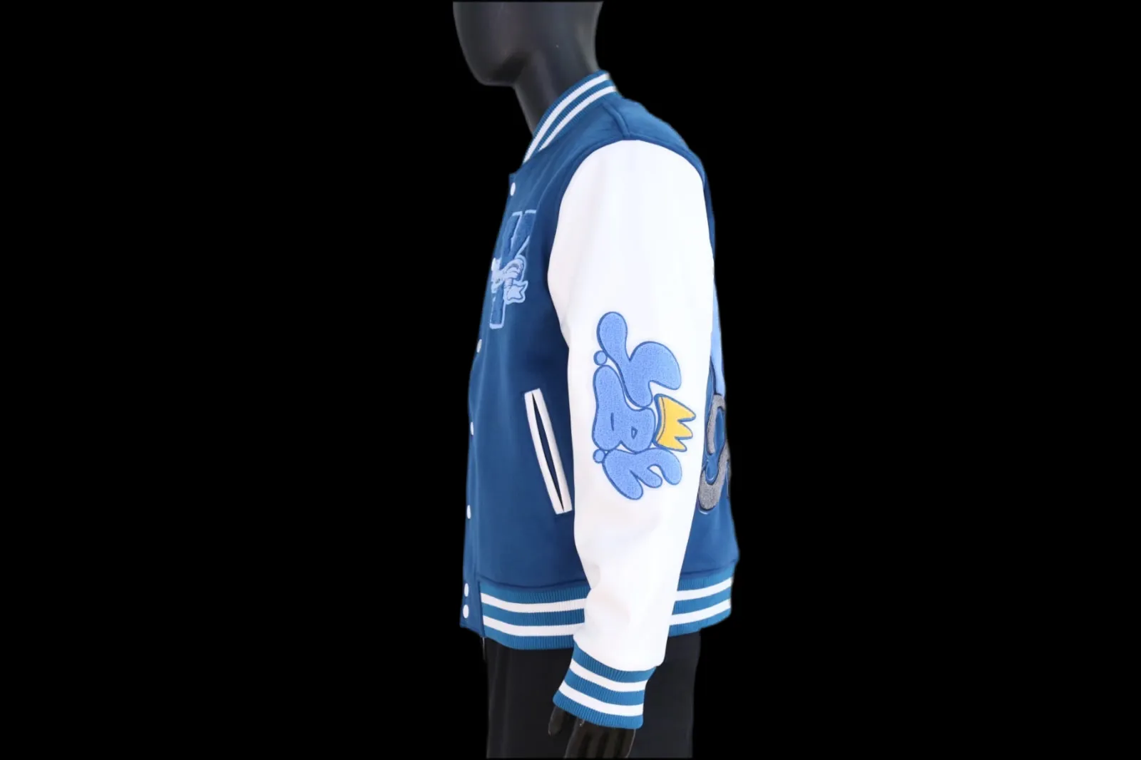 YBE Varsity Jacket - Blue