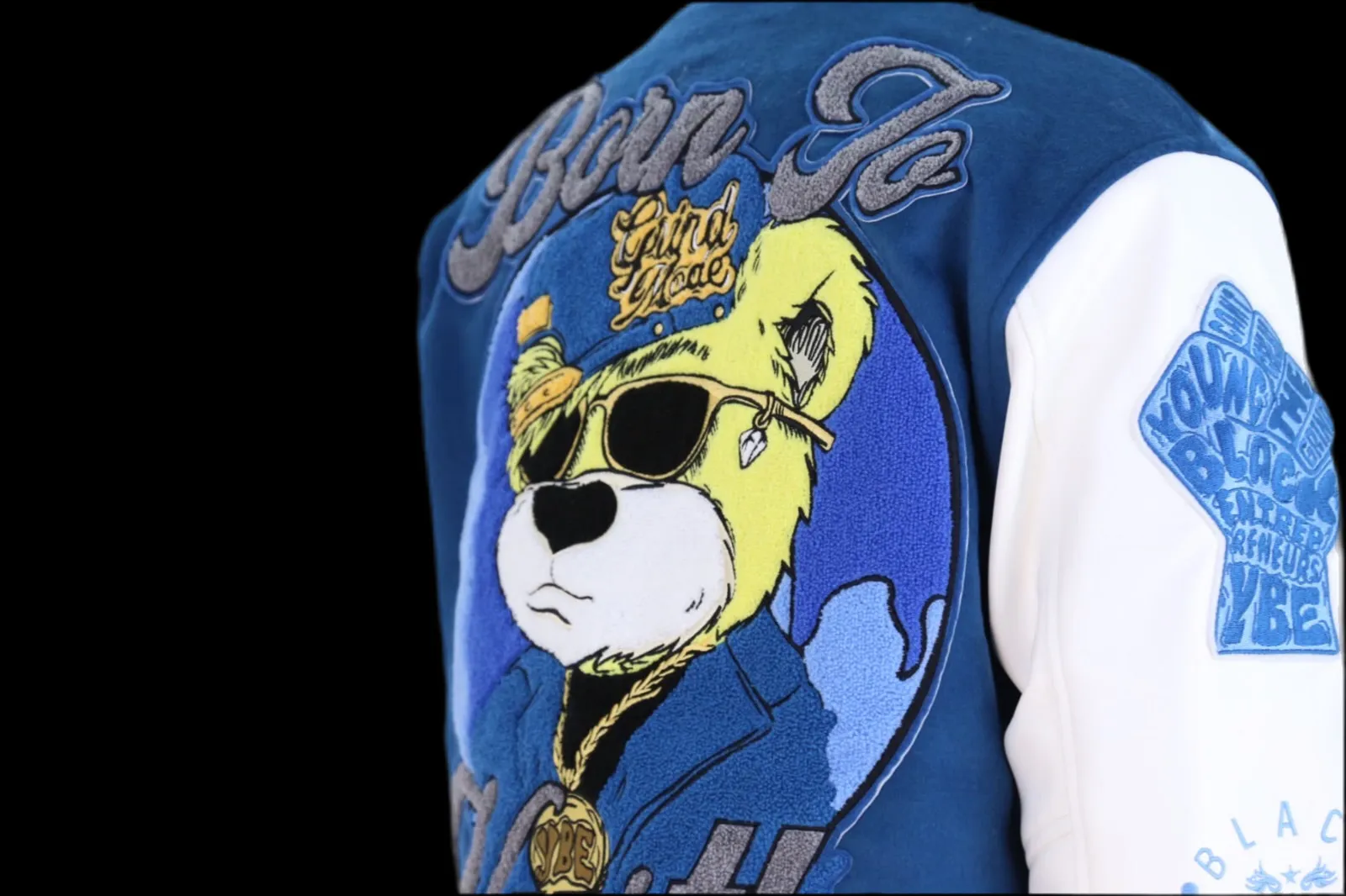 YBE Varsity Jacket - Blue
